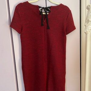 Loft Burgandy Dress Size 0